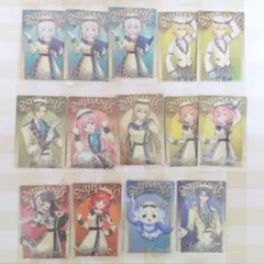 にじさんじウエハース メタリックプラカード セット ルンルン アルス サンゴ