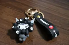 黒ミャクミャク クロミ キーホルダー 大阪万博 サンリオ モノクロ EXPO