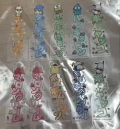 セリア　サンリオ　ブックマークコレクション　おなまえPOP まとめ売りのサムネイル