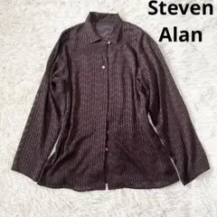 極美品　Steven Alan 2025 シフォン ジャガード シャツのサムネイル