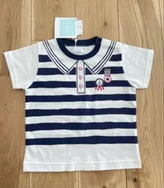 bebe ボーダーTシャツ UVカット 80〜90サイズのサムネイル
