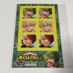 新春キャンペーン　デザインステッカー　ジャンプショップ　僕のヒーローアカデミア