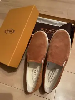 TOD'S トッズ スエード エスパドリーユ スリッポン シューズ 靴のサムネイル