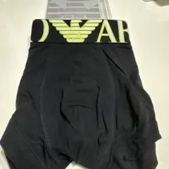 EMPORIO ARMANI MEGALOGO TRUNK ブラック