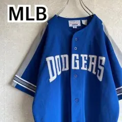 90s 00s MLB ロサンゼルス ドジャース ベースボールシャツのサムネイル