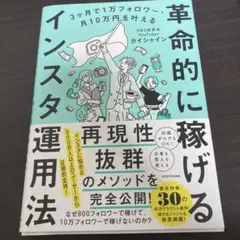 3ヶ月で1万フォロワー・月10万円を叶える 革命的に稼げるインスタ運用法