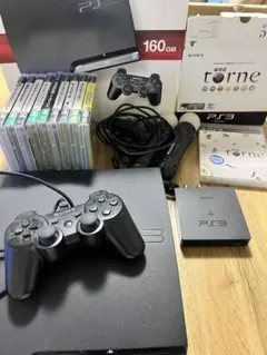 PlayStation 3 本体 ソフト9本 カメラ コントローラーセット