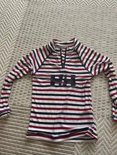 Helly Hansen ストライプ ラッシュガード 110