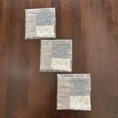 パッチワーク風コースター 3枚セット