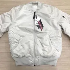 アルファインダストリーズ　MA-1ジャケット　ホワイト　XL【付属品なし】