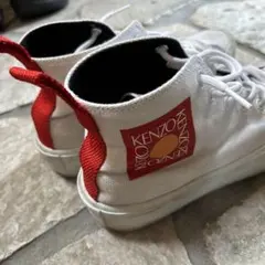 KENZO ハイカットスニーカー ホワイト/レッドのサムネイル