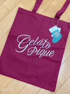 ジェラピケ ジェラートピケ　表参道　ポップアップ 限定　トートバッグ　赤