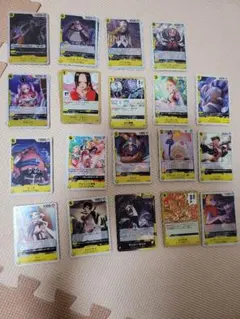 ワンピースカード　蒼海の七傑　ゲッコーモリアSR　R以下黄色４コン