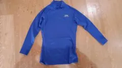 TIGORA サッカーインナー長袖シャツ 青 130