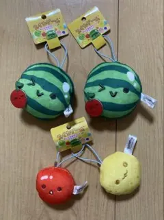 スイカゲーム　ぬいぐるみチャームマスコット