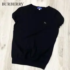 BURBERRY ブラック 半袖ニット 38 Mサイズ ニットベスト ベスト