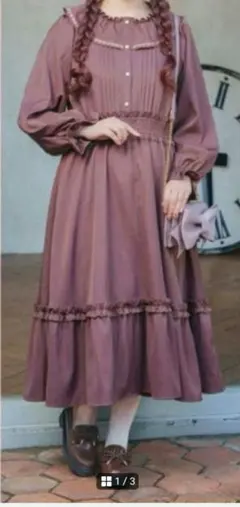 青木美沙子　しまむら　M 　ワンピース