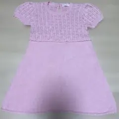 Shirley Temple ニット ワンピース ピンク 120cm バラのサムネイル