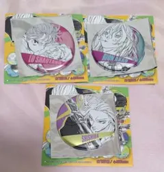 SAKAMOTO DAYS展 ターゲット缶バッジ 神々廻 赤尾リオン ルー