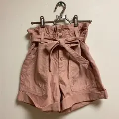 ZARA ショートパンツ　くすみピンク