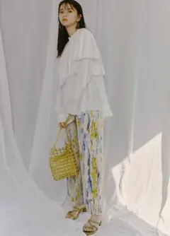 GRL グレイル　柄　パンツ　ボトムス