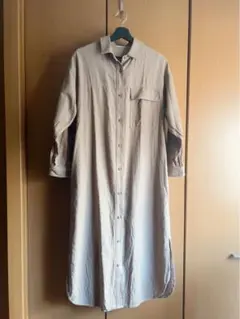 スタジオクリップ　シャツワンピース