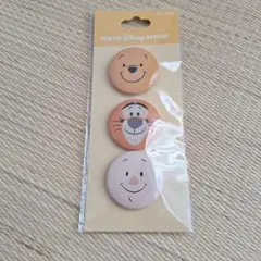 ディズニー 缶バッジ プーさん ティガー ピグレット