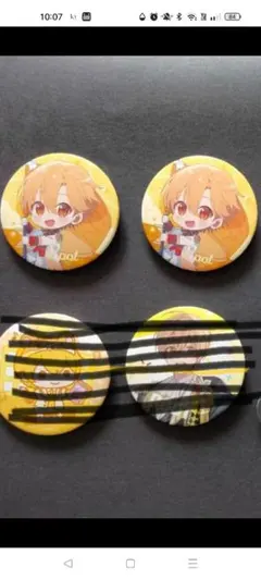 すとぷり　るぅと　キャラクター缶バッジ 2個セット