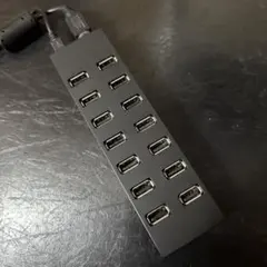 エレコム ELECOM 16ポートセルフパワーUSBハブ U2H-Z16SBK