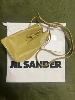 jil sander ジルサンダー ドローストリング ショルダーバッグ イエローのサムネイル