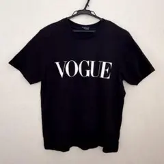 VOGUE COLLECTION｜ホワイトロゴ 黒Tシャツ