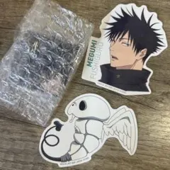 呪術廻戦 一番くじ 伏黒恵 M賞 アクリルチャーム N賞 ステッカー