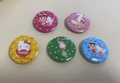 ハローキティ　スガキヤコラボ　缶バッチ　5種セット