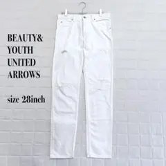 ...BEAUTY&YOUTH UNITED ARROWSホワイトデニム28のサムネイル