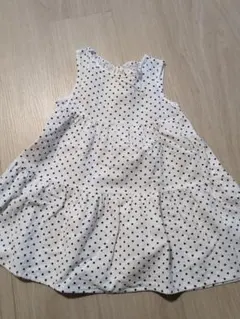 【しまむら】水玉ノースリーブワンピース 110cm