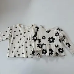 しまむら　サイズ90 長袖トップス　2枚セット