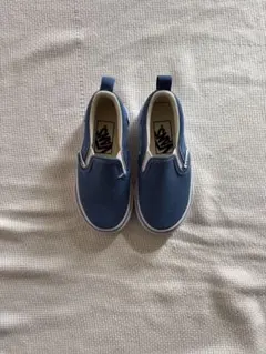 VANS スリッポンシューズ 青