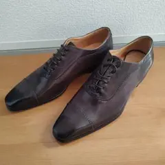 新品 PALAGIO MADE IN ITALY ダークブラウン ドレスシューズ