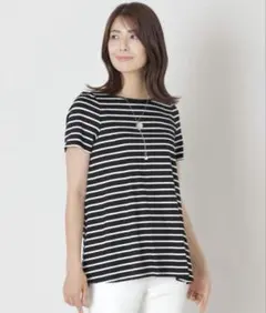 TOBECHIC♡ バックリボン ボーダーチュニック♡新品未使用