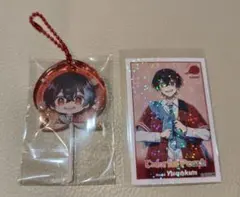 カラフルピーチ　キャンディー型アクリルキーホルダー　ゆあんくん　ステッカー