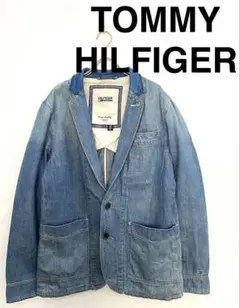 TOMMY HILFIGER ブルーＬ0135デニムジャケット