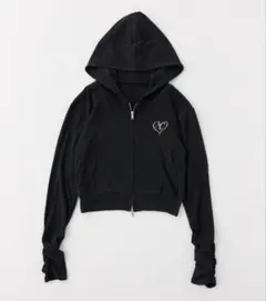 NICE CLAUP 【UVカット】ロゴ刺しゅうパーカーのサムネイル