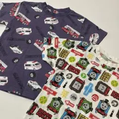 トミカ きかんしゃトーマス Tシャツ 2枚セット 100 110のサムネイル