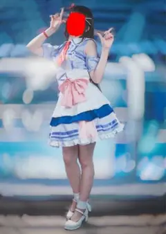 ラブライブ コスプレ衣装 XL程度　黒澤ダイヤ　青空jumping heart ラブライブ コスプレ衣装 XL程度 黒澤ダイヤ 青空jumping heart - メルカリ