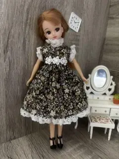 リカちゃん　ブライスハンドメイド服　ワンピースA 229