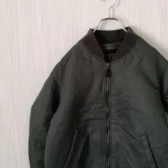 UNIQLO　ユニクロ　ブルゾン　MA-1　カーキ　メンズ