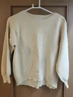 any SiS 黄色 ニット長袖トップス