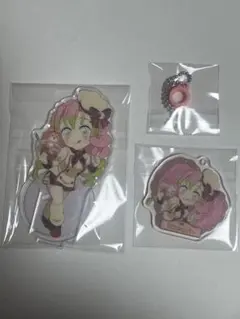 鬼滅の刃　バレンタイン＆ホワイトデー　アクリルスタンド　ストローチャーム