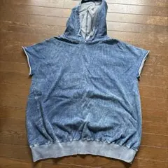 BEAMS HEART デニム風フード付きパーカーのサムネイル