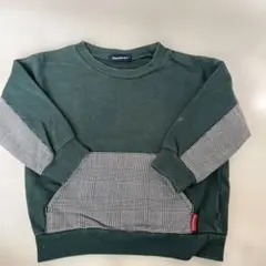 深緑　トレーナー　90cm